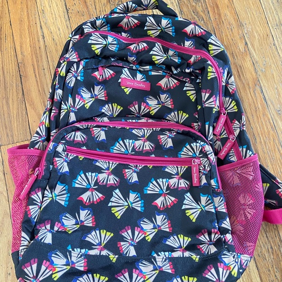 Vera Bradley laptop Colorful pencil print Backpack - Picture 6 of 6